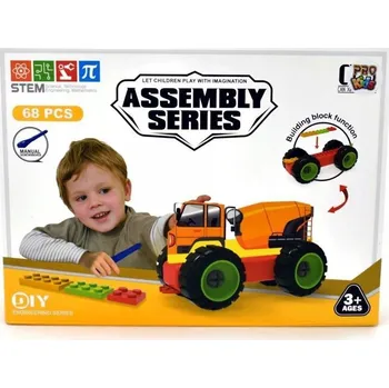 ostatní stavebnice Stavebnice – Stavební vozidlo 68 dílů, PRO kids