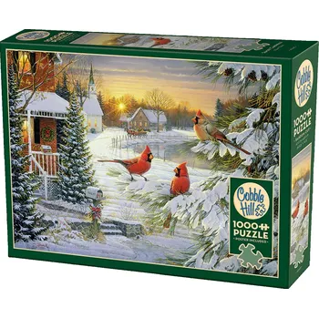 Puzzle Puzzle Cobble Hill 1000 dílků - Kardinálové šarlatoví