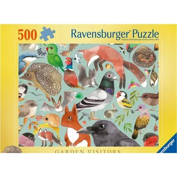 Puzzle Puzzle Ravensburger 500 dílků. Obyvatelé zahrad