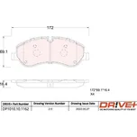 Sada brzdových destiček, kotoučová brzda Dr!ve+ DP1010.10.1162