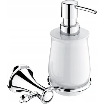 Dávkovač mýdla Ruční nástěnný dávkovač mýdla Nimco 300 ml, stříbrný, vícebarevný