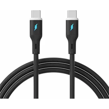 Mobilní telefon Akyga USB kabel USB-C ® zástrčka, USB-C ® zástrčka 1 m černá AK-USB-67