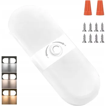 Stropní Svítidlo Superee LED do karavanu/obytného vozu RV - 3 přepínatelné režimy světla 12 V