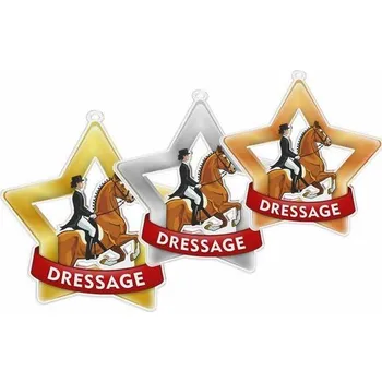 Poháry Bauer Akrylátová medaile MDASTARM34 | Jezdectví