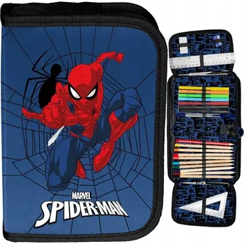 Penál Jednopatrový rozkládací penál Spiderman Paso 6585