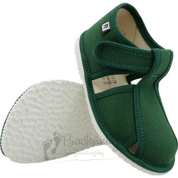 Chlapecké bačkory Dětské pantofle RAK 100015-3 - Tmavě zelená - vel. 32