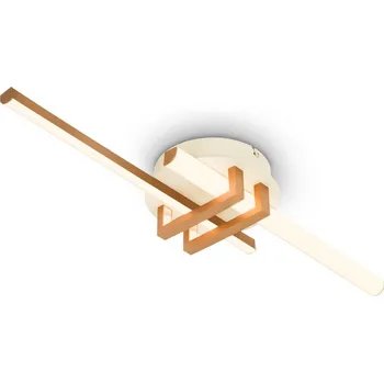 BRILONER Tinka stropní svítidlo 78x16 cm - 18W, 2000lm, LED, teplá bílá, kávová - BRILO BRILO 3953024