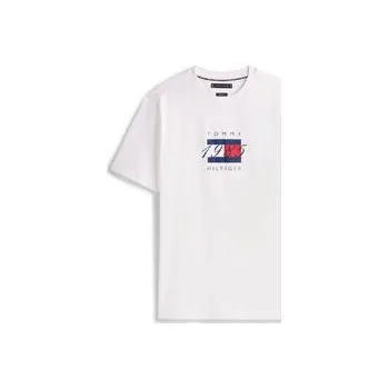 Pánská móda Tommy Hilfiger Linear Flag Graphic Tee S