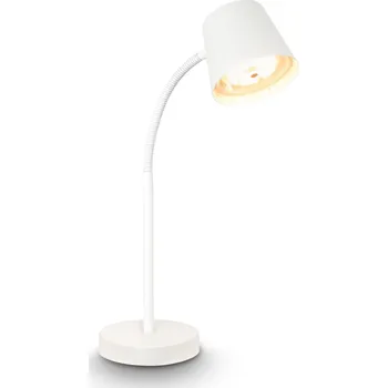 Lampička BRILONER Biwo LED bezdrátová stolní lampička, stmívatelná, nastavitelná, bílá - BRILO BRILO 7502016