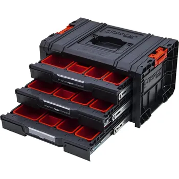 Dílna QBRICK Box s organizérem QBRICK PRO DRAWER Toolbox Expert | 3 zásuvky, 450x320x240 mm - P90634