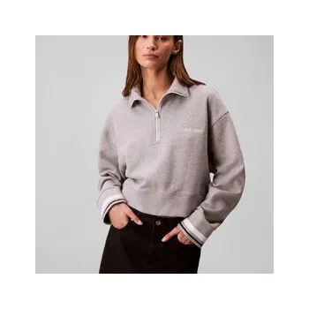 Dámská mikina Calvin Klein 1/4 ZIP SWEATER GRAPHIC S