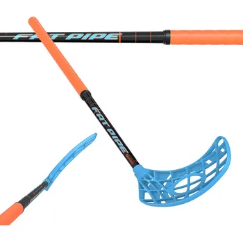 Florbalová hůl Fatpipe Core 34 Baby Blue vel. 55cm (=65cm) levá kulatá (levá ruka dole)
