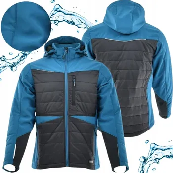 pracovní bunda Zimní pracovní bunda zateplená pánská reflexní nepromokavá S Kapucí M