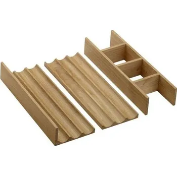 Hansgrohe IntraStoris 3dílná sada organizérů do zásuvky, přírodní dub