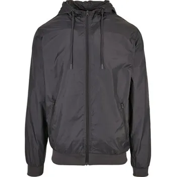 Pánská větrovka Build Your Brand Pánská sportovní bunda BY016 Dark Shadow-Dark Shadow 5XL