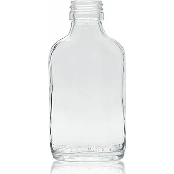 Zavařovací sklenice Včelí školka Láhev Placatka 100 ml - PP 28