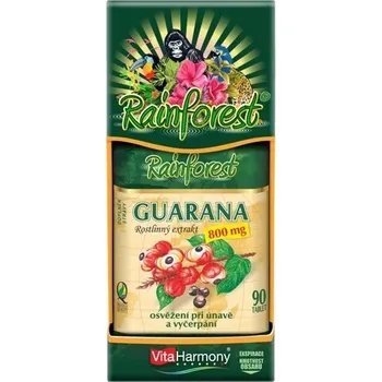 Přírodní produkt VitaHarmony Guarana (800 mg) 90 tablet