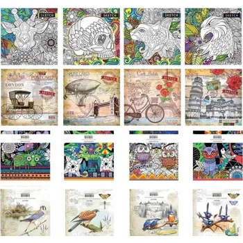 Ozdobný zápisník Fresh 200x200mm, 64 listů