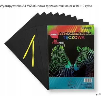 Obraz Duha škrabací obrázky A4 Penword WZ-03 10 listů