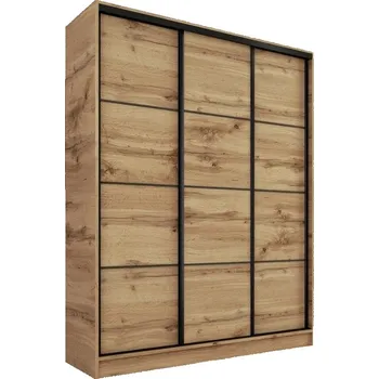 Šatní skříň Šatní skříň HARAZIA 150 bez zrcadla, dub wotan
