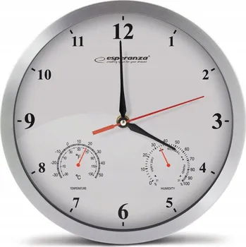 Hodiny Nástěnné hodiny Esperanza bílé 30 cm