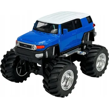 autíčko WELLY MONSTER TRUCK TOYOTA FJ CRUISER MODRÝ 1:34 NOVÝ KOVOVÝ MODEL