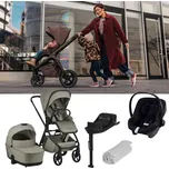 EASYWALKER Zoey Kočárek trojkombinace Sage Green