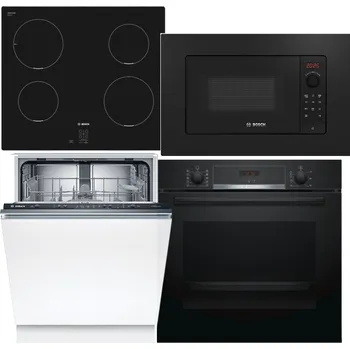 Sety trouby a varné desky Sada Bosch Trouba + Varná deska + Mikrovlnná trouba + Myčka nádobí