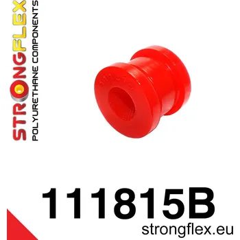 Silentblok nápravy 111815B: Strongflex Silentblok předního stabilizátoru - vnější přední 18mm Red