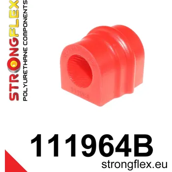 Silentblok nápravy 111964B: Strongflex Silentblok předního stabilizátoru 20mm Red