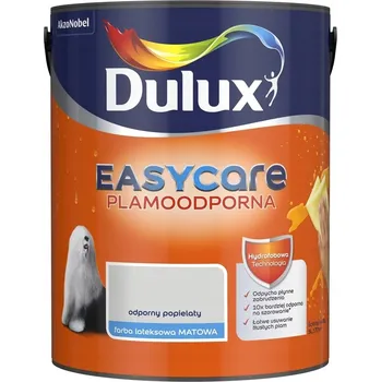 barva na zeď Barva EasyCare Odolná proti skvrnám Odstín Popelavá 5 l Dulux