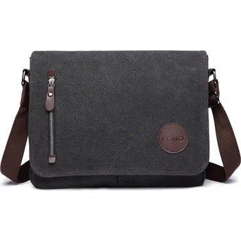 Kono Pánská crossbody taška - černá E1824BK