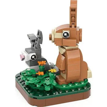 ostatní stavebnice Wange 1618 – Zvířátka Wonderful Animals | Kompatibilní stavebnice DESIGN: KRÁLÍK