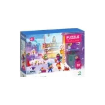 Puzzle Puzzle Dodo 60 dílků Vánoční město