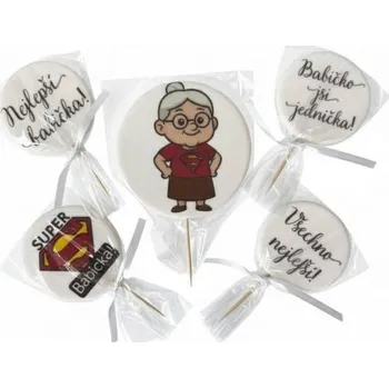 Cukrová dekorace Super babička - I LOVE CAKES