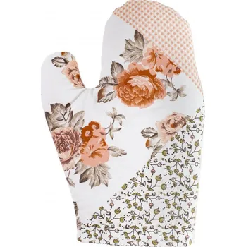 Chňapka Podpěrová s.r.o. Chňapka s magnetem ORANŽOVÝ PATCHWORK