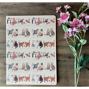 Sešit Sešit B5/40 listů, linkovaný, řada SNL02 - Kočičí láska