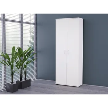 Šatní skříň Mirjan_zondo Policová skříň Mavelas (bílá)