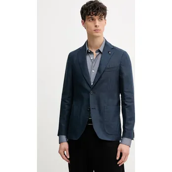 Plátěné sako Tommy Hilfiger SQTHL5966.SQTH500 námořnická modř 59X, vel. 50