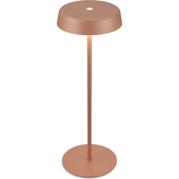 Lampička BRILONER Pala stolní lampička - 2W, 200lm, bezdrátová, LED, dotykový vypínač, stmívatelné, kávová - BRILO BRILO 7668014