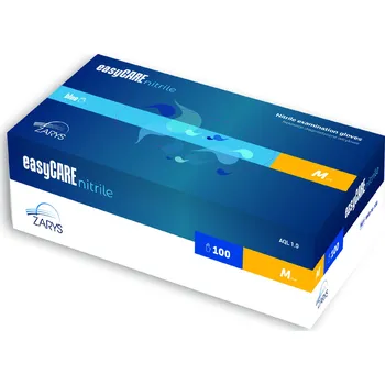 Drogerie ZARYS Nitrilové rukavice, modré, balení 100 ks M | ZARYS, RNB-M-100