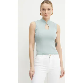 Dámská halenka Halenka Guess MALIA W5GR10.Z3L10 tyrkysová 60X, vel. L