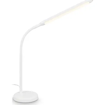 Lampička BRILONER Mura stolní lampička - 6W, 600lm, LED, stmívatelné, dotykový vypínač, nastavitelné, bílá - BRILO BRILO 7660016