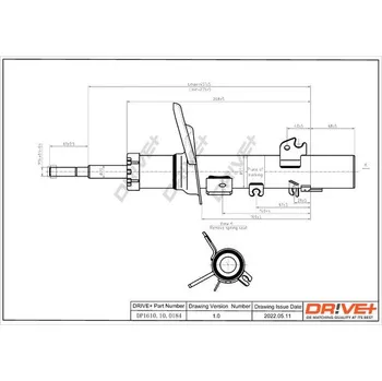 Tlumič pérování DRIVE+ DP1610.10.0184
