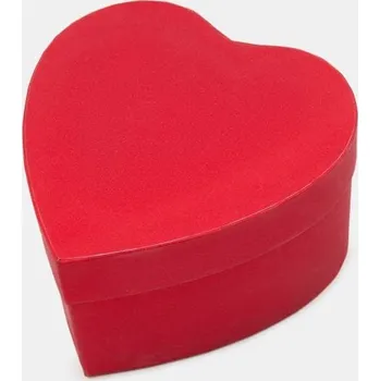 Dárková krabička Sinsay - Valentýnská dárková krabička s třpytkami ve tvaru srdce - červená - 290IM-33X - 290IM-33X-ONE