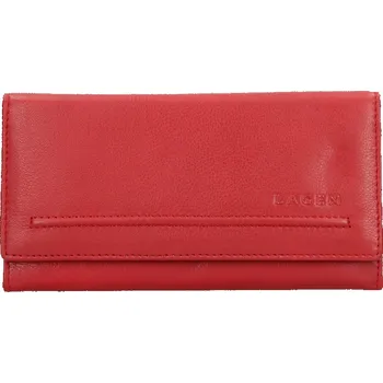 Peněženka Lagen dámská peněženka kožená V-25/E - červená - RED