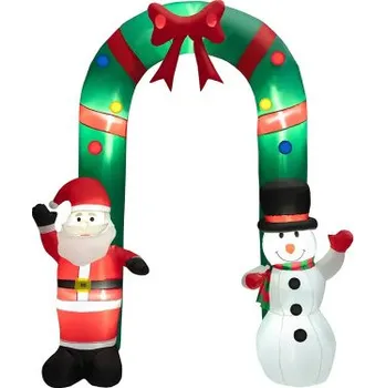 Dekorativní svítidlo Nafukovací vánoční oblouk CM23984DE, 245 cm - B COSTWAY