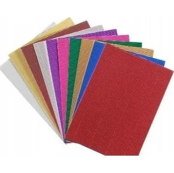 Obraz Vlnitá lepenka A4 metalická 10 Ks Penword