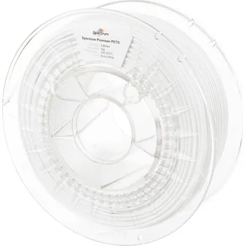 Počítač Spectrum Filaments 80481 PET-G Premium vlákno pro 3D tiskárny PETG plast chemicky odolné 2.85 mm 1000 g Arktická bílá, b