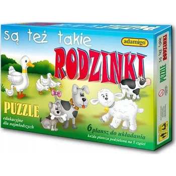 Puzzle Skládačka Adamigo Puzzle Jsou také takové rodiny
